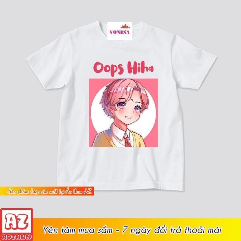 Áo thun oops hiha Minecraft - Size nhỏ oop hiha , phong cách trẻ trung, dễ thương