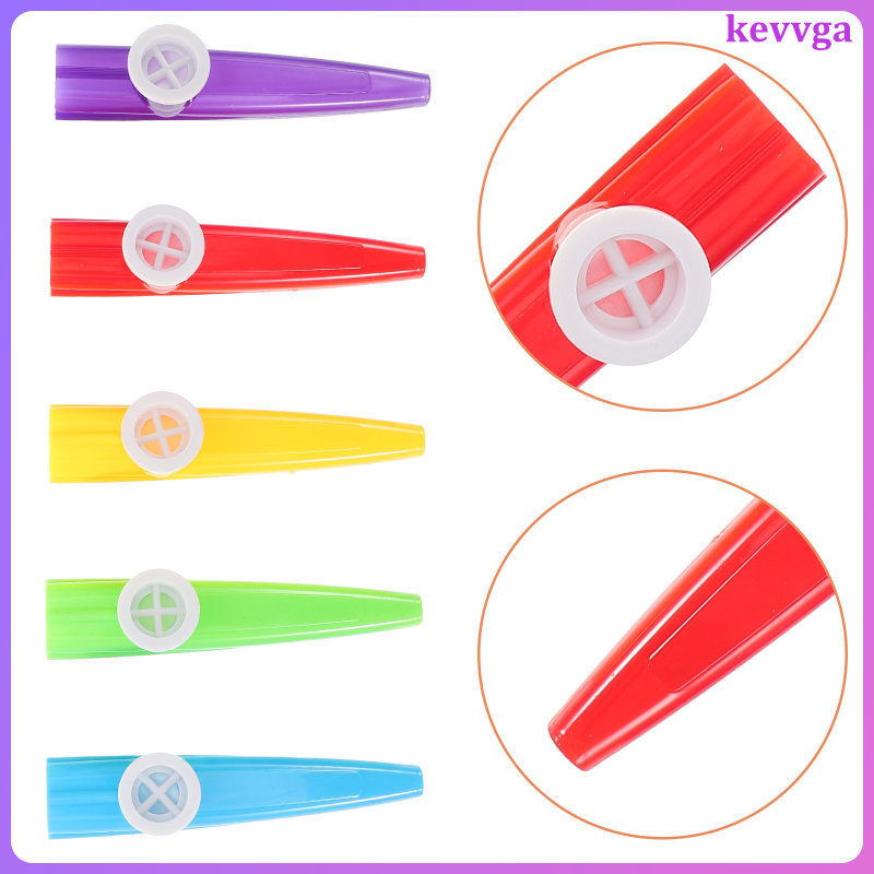 15 Chiếc Nhựa Kazoos Người Mới Bắt Đầu Thực Hành Kazoo Nhiều Màu Sắc Kazoo Nhạc Cụ Nhẹ Lớp Học Hiệu 