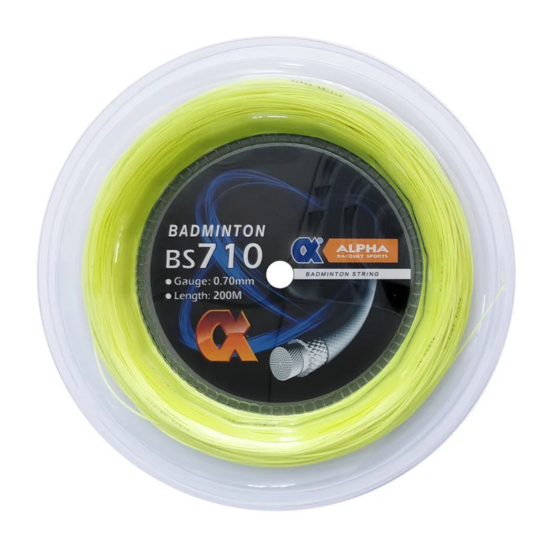 Dây cầu lông Alpha 200m cuộn 0.70mm, bóng tập lưới 28 pound - phụ kiện cầu lông