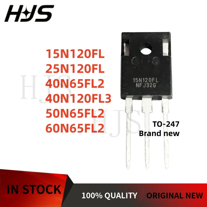10 Cái / lốc Mới 15N120FL 25N120FL 40N65FL2 40N120FL3 50N65FL2 60N65FL2 TO-247 IGBT điện Transistor 