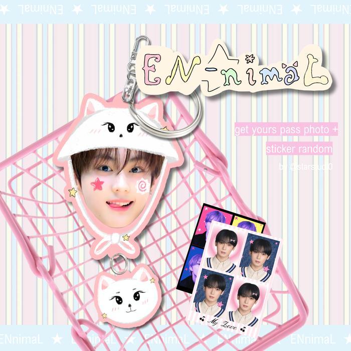 EN-NIMAL keychain cute acrylic enhypen animal bagcharm animal - jungwon