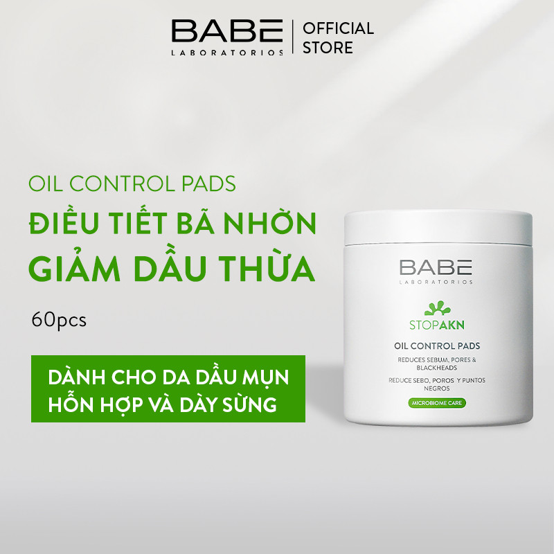 Bông Dưỡng Da Và Cân Bằng Lượng Dầu Trên Da BABÉ STOP AKN OIL CONTROL PADS | BigBuy360 - bigbuy360.vn