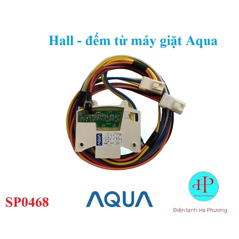 Bộ dò tốc, mạch đếm từ, Hall máy giặt Aqua D900AT, D901AT, D901BT- Mới hãng - F185