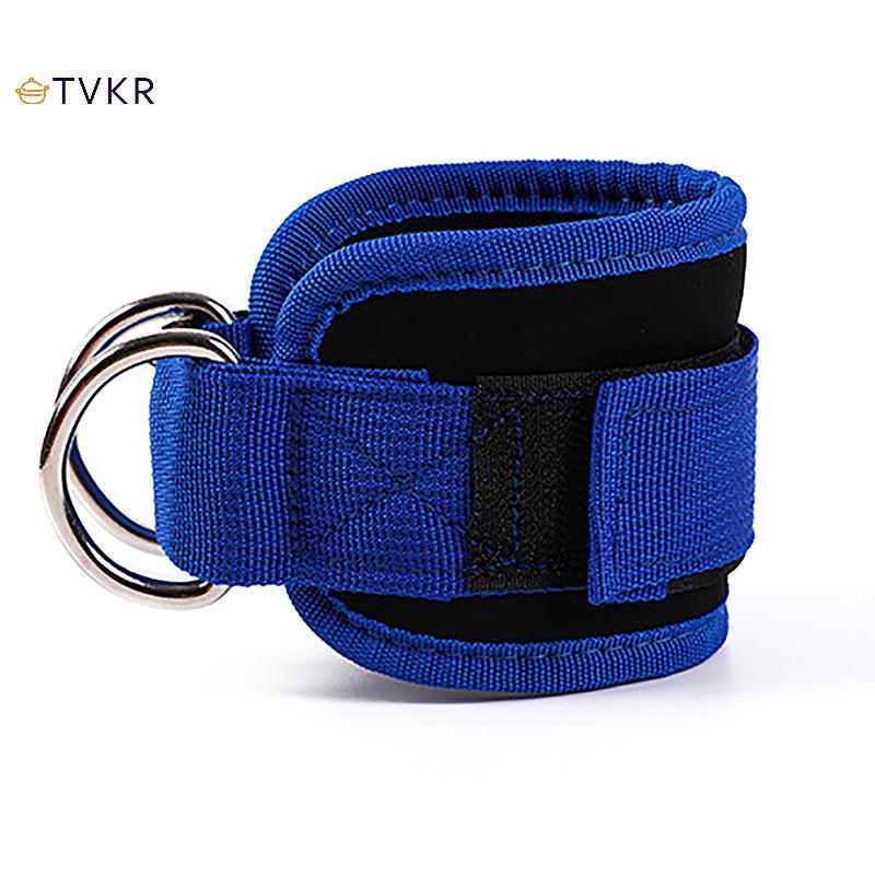 Dây đeo cá chân có thể điều chỉnh với D-ring, hỗ trợ tập luyện glutes và tăng cường sức mạnh chân, đ