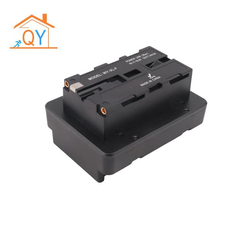 Pin V Mount V-Lock sang NP-F F550 F570 F750 F970 Bộ chuyển đổi pin giả màu đen Tấm chuyển đổi pin Tấ