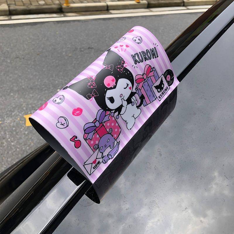 Car Wash Label Sticker Personalized Cartoon Clow M Cute Melody Car Door Sticker Car Rear Tail Hood D