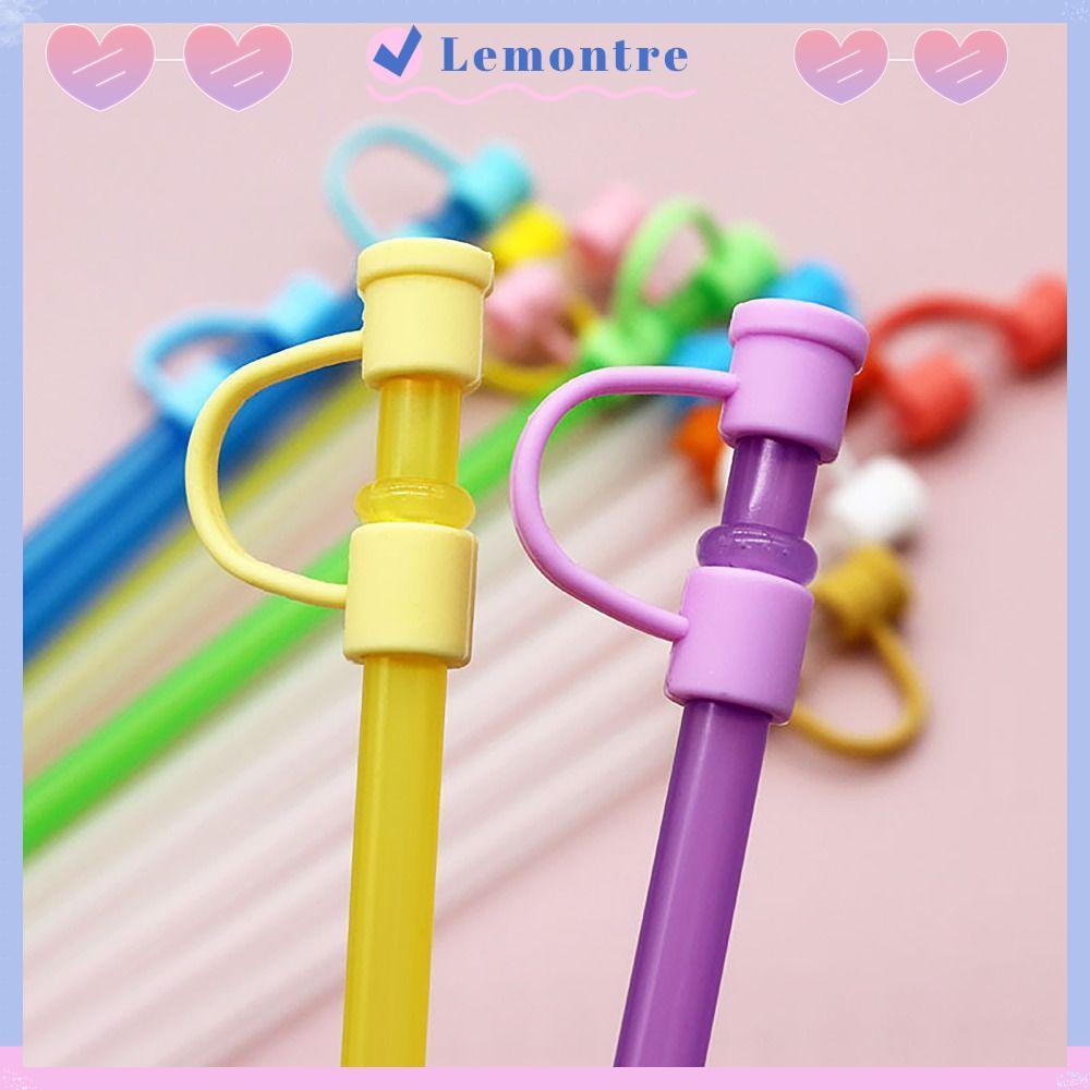 LEMONTRE Ống Hút Topper, Niêm Phong Tốt Ống Hút Chống Bụi, Nắp Bảo Vệ Nhỏ Gọn 8 Mm Ống Hút Đầu Nắp C