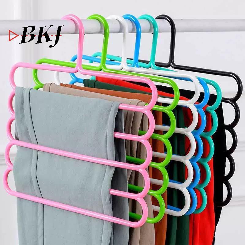 [KJ] Móc treo quần 5 lớp Hộp đựng đồ tủ quần áo Khăn quàng cổ [Mới]