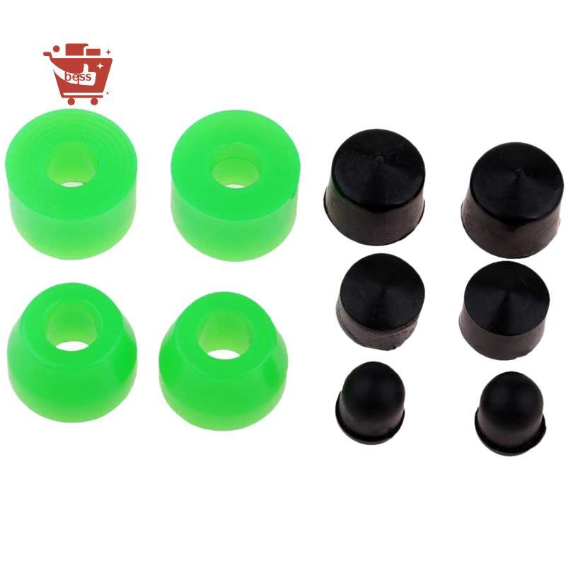10 Chiếc Longboard Ván Trượt Ống Lót Hình nón Xi Lanh Bushing Trục Ly Bộ Phụ Kiện Cho Xe Tải Longboa
