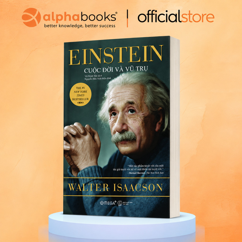 Sách - Einstein Cuộc Đời Và Vũ Trụ - Walter Isaacson (Omega Plus)