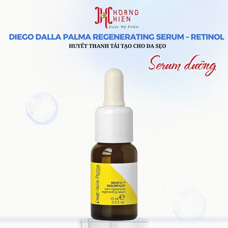 [Công ty] DIEGO DALLA PALMA REGENERATING SERUM – RETINOL / HUYẾT THANH TÁI TẠO CHO DA SẸO 15ml