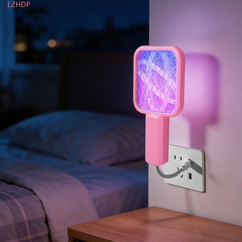 LZHDP Bẫy muỗi ánh sáng UV LZHDP, Lưới bảo vệ cách nhiệt Cắm và chạy Bẫy bẫy muỗi USB, Tay cầm có th