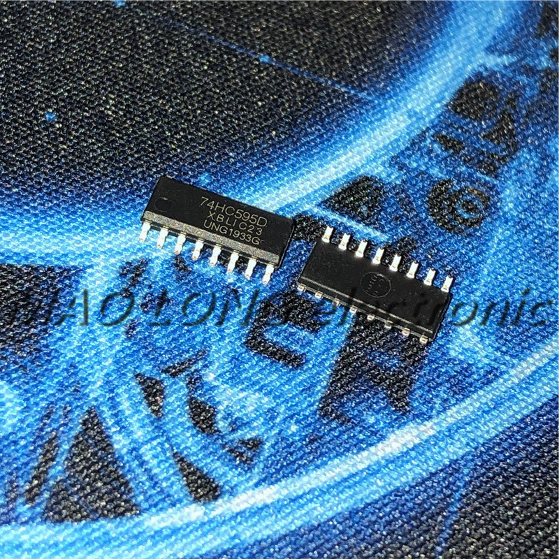 20 Cái / lốc 74HC595D SOP16 74HC595 SOP SN74HC595DR SMD IC mới và nguyên bản Còn hàng