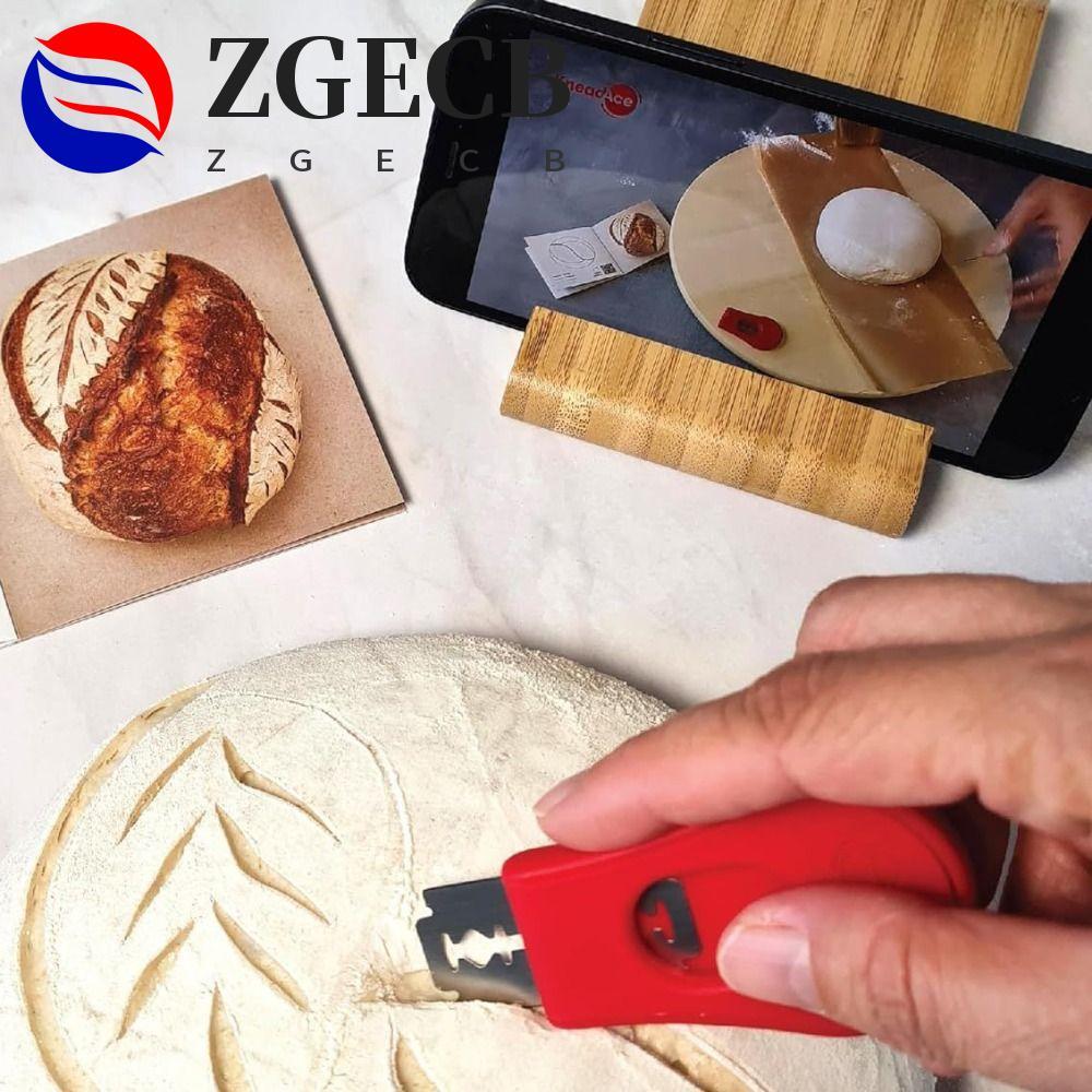 ZGECB 2 chiếc Máy cắt bột chua, Máy cắt tỉa bánh mì Mini, Dụng cụ làm bánh có thể mở rộng với máy cắ