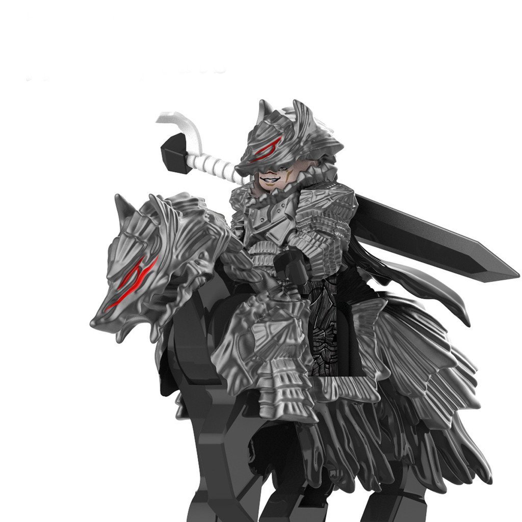 FQ101 Berserker Gắn Từ Anime Thời Trung Cổ Khối Xây Dựng Minifigure Lắp Ráp Bé Trai Đồ Chơi ODZJ