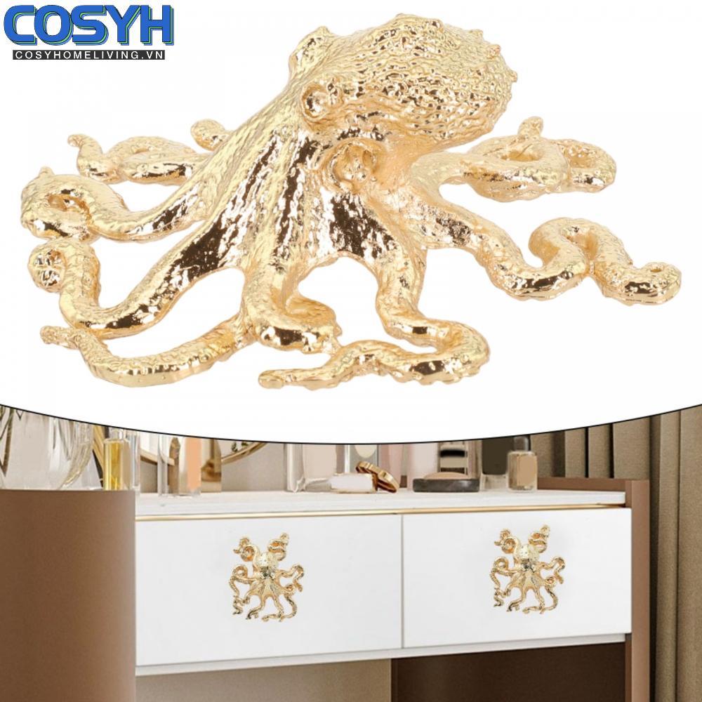 <cosyh>Brass Octopus Handle Seamless Look Stylish Design Unique Octopus Design