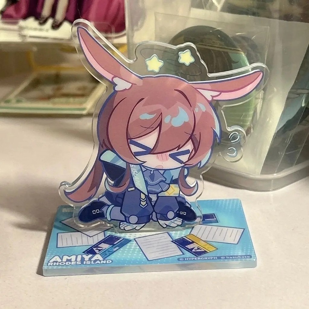 Standee Anime Arknights Amiya mô hình Mica Acrylic trang trí bàn học quà tặng Fan Arknights Figure C