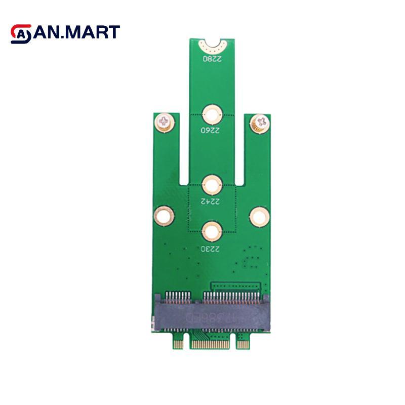AN.MART NGFF M.2 B Key To MSATA Mini PCI-E PCI-Express SATA 3.0 SSD Hỗ Trợ Khe Cắm Chế Độ B MSATA Na