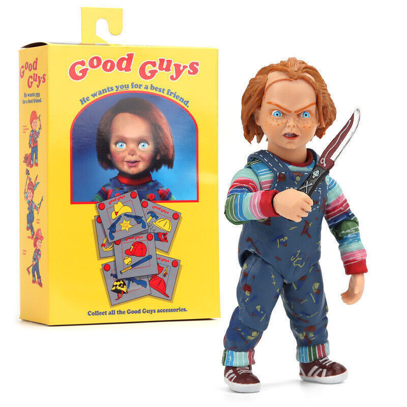 NECA Chucky Cult Chucky Cult Chucky Cult Chucky Horror Doll Joint Mô hình di chuyển được