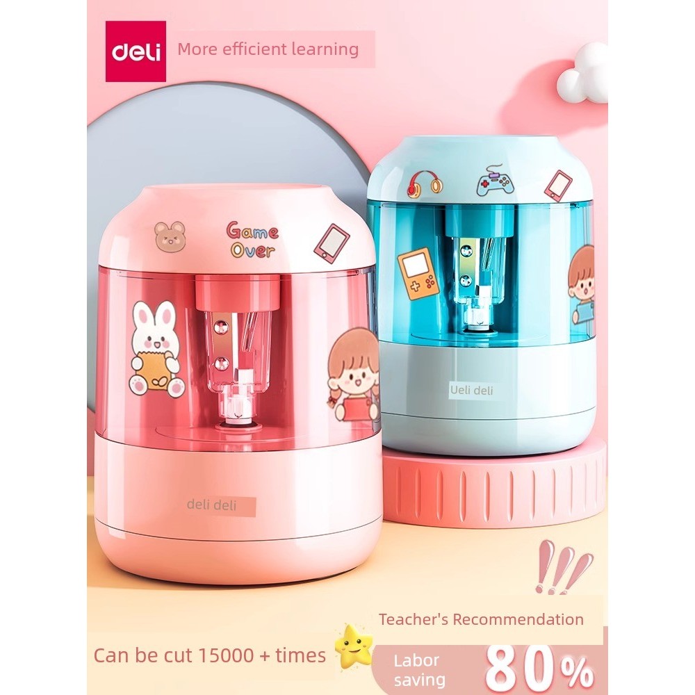 gọt bút chì gọt bút chì tự động Máy gọt bút chì Deli Máy gọt bút chì tự động Máy gọt bút chì trẻ em 