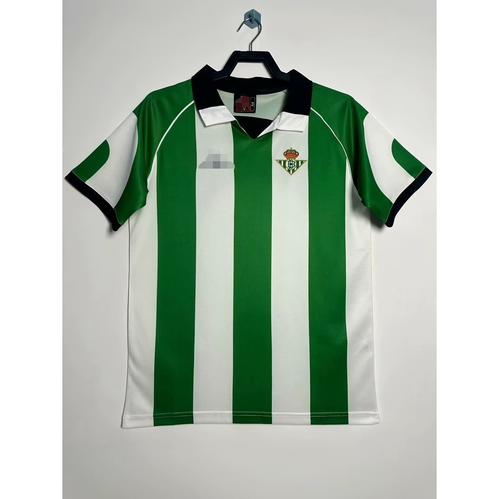 Áo đấu nam 9899 Real Betis Retro Home Jersey – AAA + Áo bóng đá chất lượng cao cấp, Bộ đồ cổ điển ng