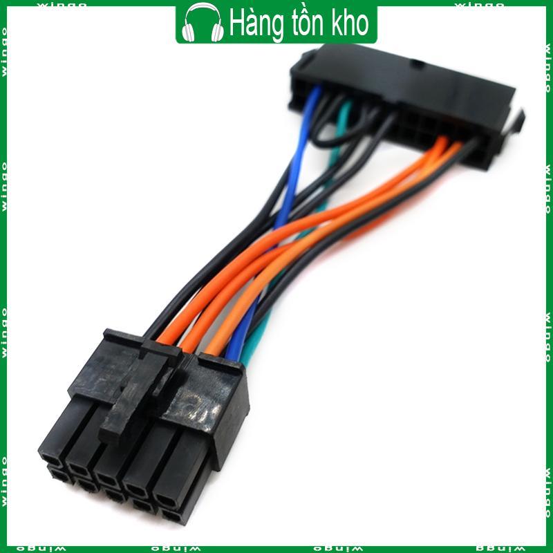 WIN 18AWG 24Pin sang 10pin Cáp chuyển đổi nguồn điện cho độ bền 10CM 3 94In 18AWG