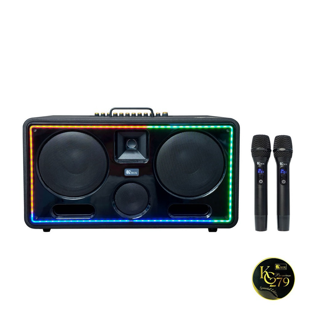 Loa Karaoke Xách Tay Cao Cấp KCBOX KC279 ProMax (Bản Nâng Cấp 2025), Hàng Chính Hãng, Bảo Hành 12Th