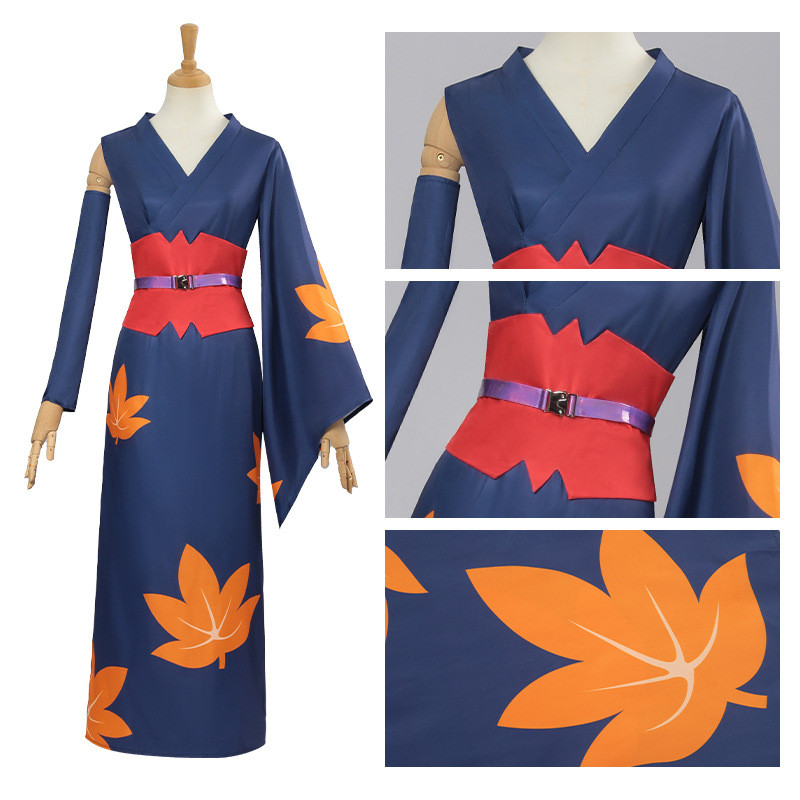 Gintama Tsukiyomi cosplay trang phục in vải mặc thường ngày cosplay trang phục nữ anime 2D cosplay N