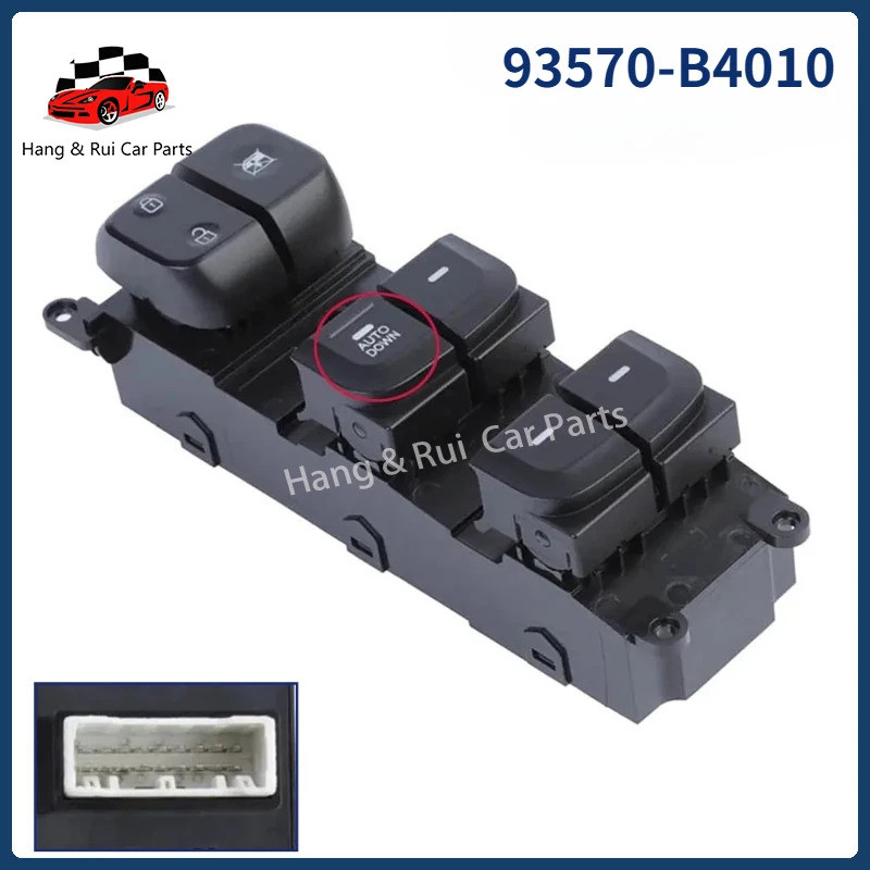93570-B4010 Dành Cho Xe Hyundai i10 2013-2017 Hyundai Xcent Hyundai Grand i10 Điện Chính Cửa Sổ Điều