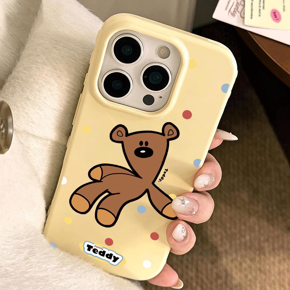 Gấu nâu Thích hợp iPhone 1716/15/14 trường hợp 13/12/11xr dễ thương 8/7 hàng ngày | BigBuy360 - bigbuy360.vn