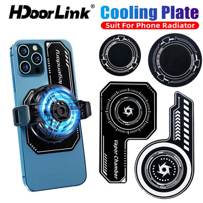 HdoorLink Tấm làm mát điện thoại di động Tấm tản nhiệt Sắt từ tính Nhãn dán bức xạ Chi phí Khu vực làm mát cho điện thoại di động