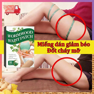 🎁100% Chính Hãng🎁Miếng Dán Giảm Béo Bụng Ngải Cứu Miếng Dán Tan Mỡ Bụng GiảI độC Và Giảm Cân Toàn Thân Lười Giảm C