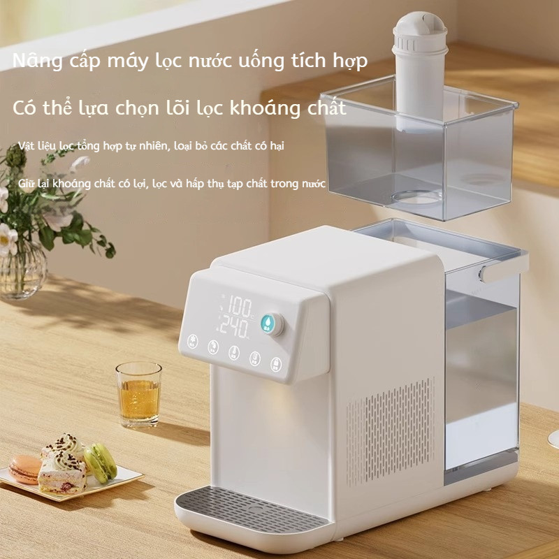 F1-E1newMáy cấp nước nóng lạnh tức thì để bàn. Ấm đun nước điện uống trực tiếp nóng lạnh. - Water di