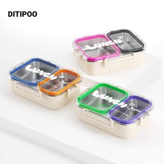 Hộp Cơm Trưa DITIPOO, Hộp Đựng Thực Phẩm Cắm Trại Cấp Thực Phẩm Kín, Hộp Bảo Quản Chống Rò Rỉ Bằng Thép Không Gỉ Di Động Công Nhân Sinh Viên