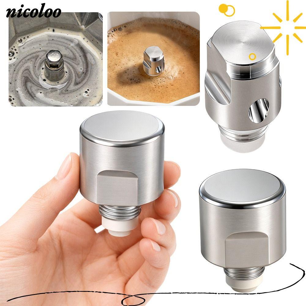 Bộ lõi van đôi NICOLOO Moka Pot, Vòng niêm phong chống rò rỉ Van áp suất nồi Moka, Lõi van Moka Pot 