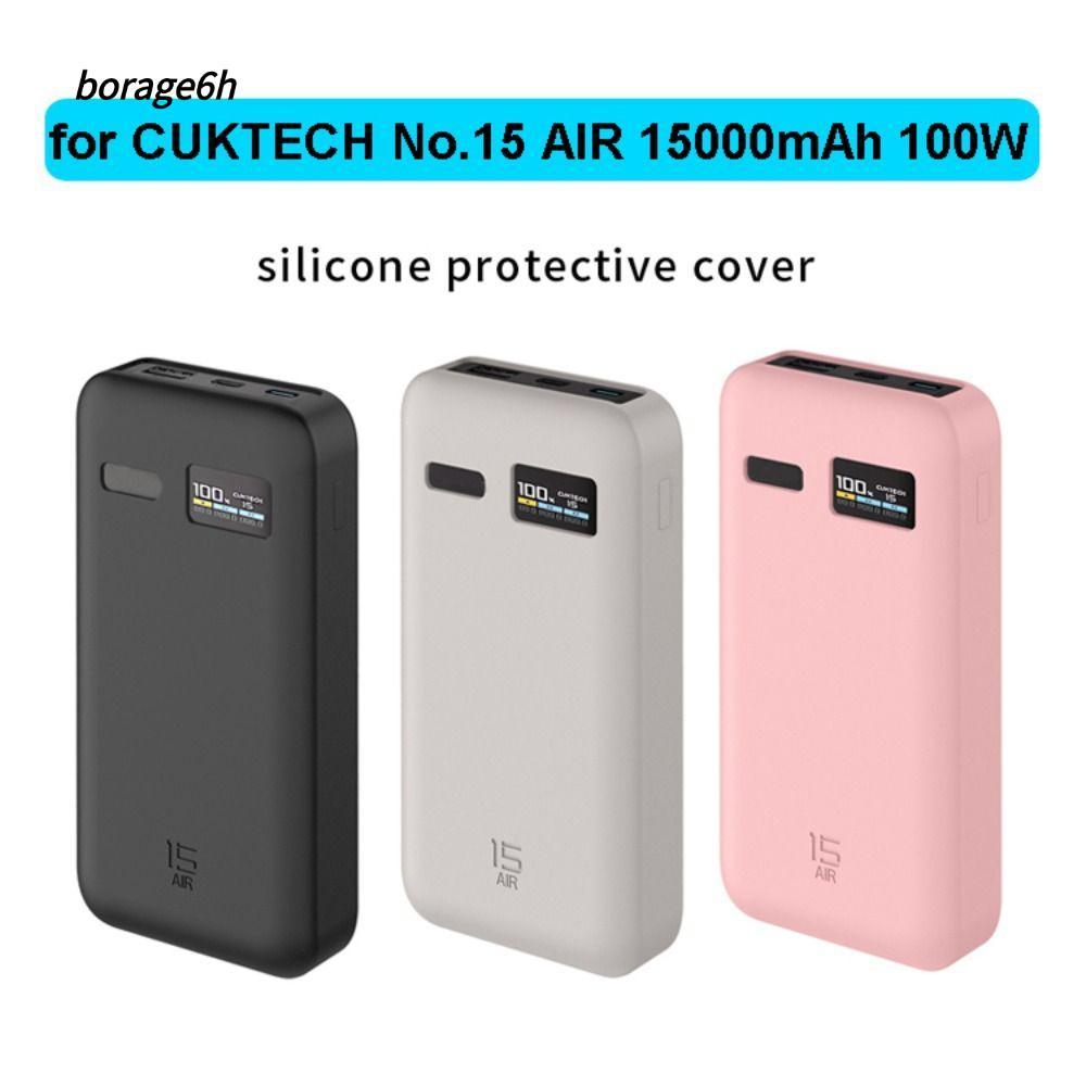 BORAG Silicone, Mềm Chống Sốc Bảo Vệ, Chống Bụi Di Động Màu Trơn Mang Theo Cho Du Lịch CUKTECH No.15