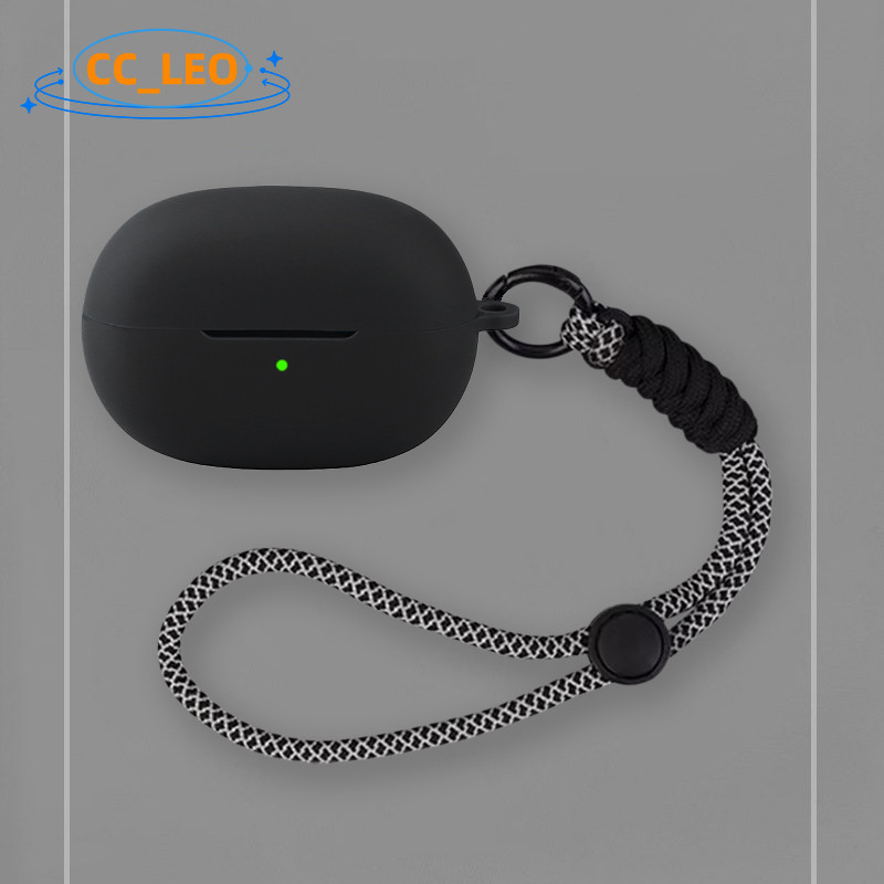 for EarFun Clip 2 Case Silicone Soft Case Adjustable Lanyard Pendant Suitable for EarFun Clip 2 Shoc