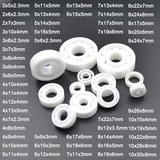 Hiệu suất cao ZrO2 Zirconia Full Ceramic Vòng bi nhỏ 2mm đến 20mm Vòng bi câu thu nhỏ chống gỉ