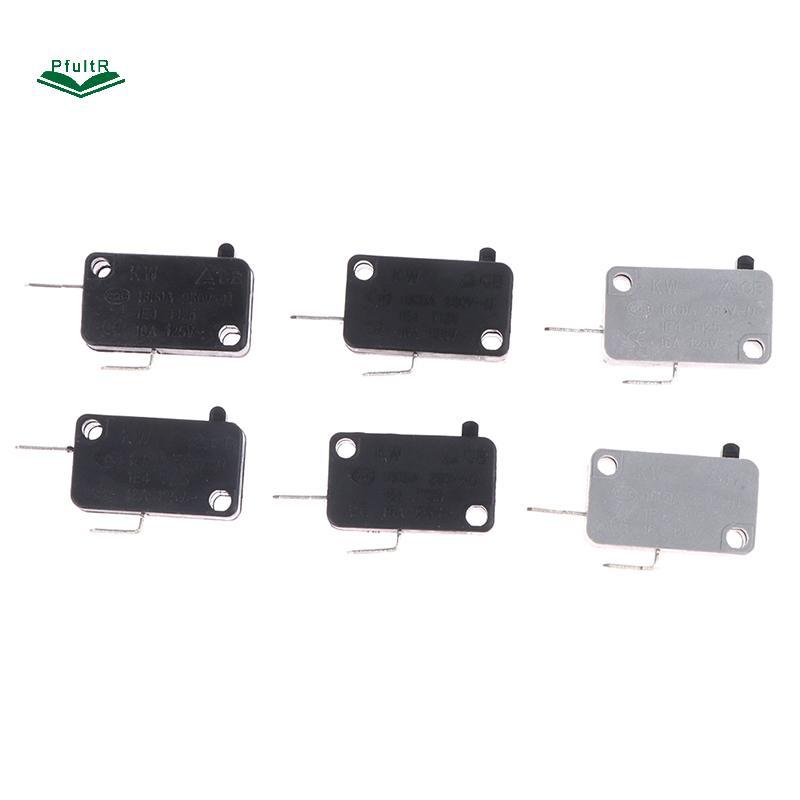 PfultR 2 Chiếc KW16 (5) Cửa Lò Vi Sóng 250VAC Micro Thường Mở Thường Đóng Công Tắc Cửa Interloc.