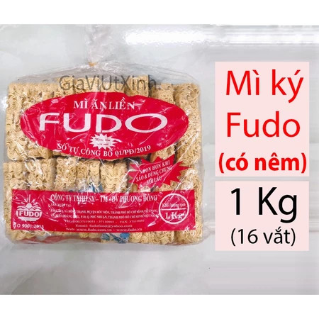 MÌ KÝ FUDO CÓ NÊM 1KG - FUDO INSTANT NOODLES .