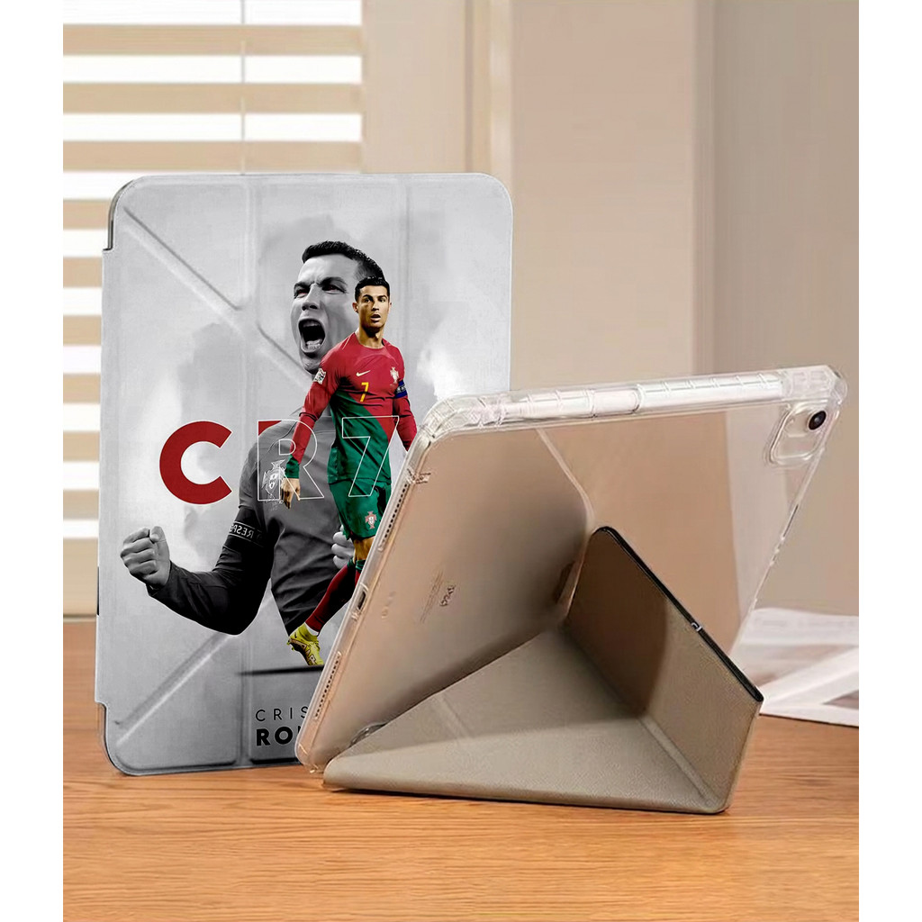 Ronaldo Ốp bảo vệ gập chữ Y cho iPad cho Air 4/5/6/7/8 M3 M4 A16, Pro 11 M4  Chống sốc ipad case