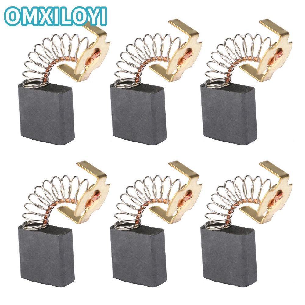 OMXILOYI 20 chiếc Bàn chải carbon động cơ điện, Bàn chải động cơ carbon 7 * 17 * 18mm 44A, Bàn chải 