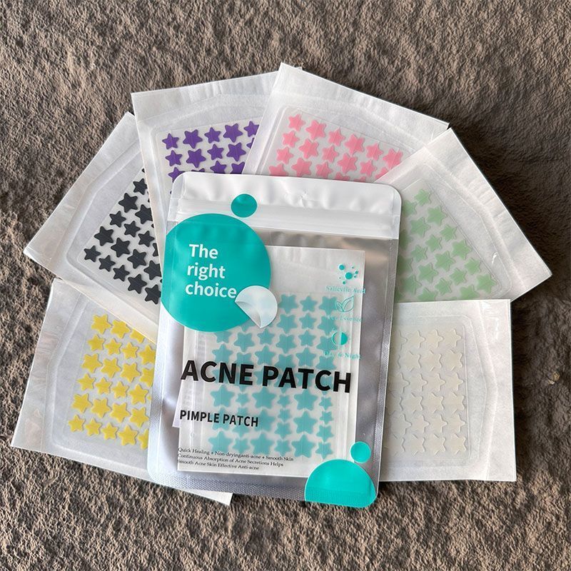 357 PATCH ACNE PATCH Star ACNE PATCH Dễ Thương Hydrogel Che Khuyết Điểm Hút Giả-ACNE Loại Bỏ Chống A