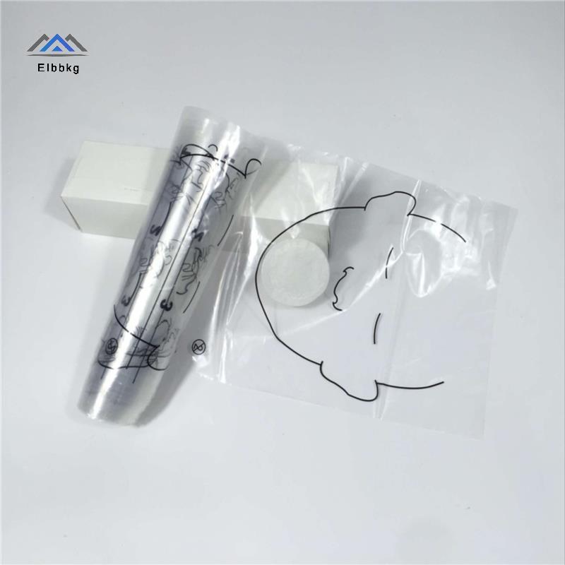 ELBBKG 36 Cái / Cuộn Mặt nạ hồi sức CPR Tấm chắn mặt CPR cho Bộ sơ cứu huấn luyện CPR mới