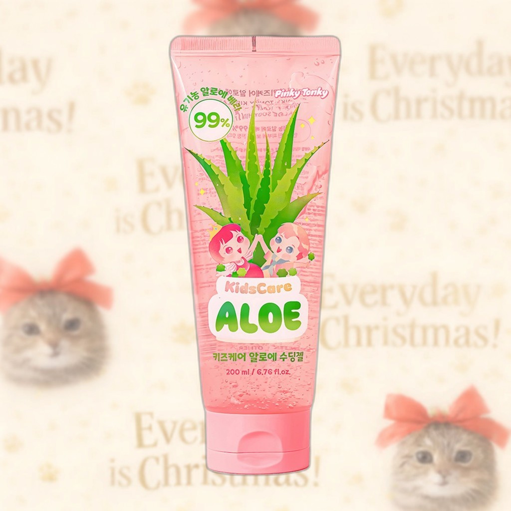 [pinky tonky] Gel làm dịu nha đam 99%, 200ml, 1pc / Gel lô hội Hàn Quốc / Công thức nhẹ / Chính hãng