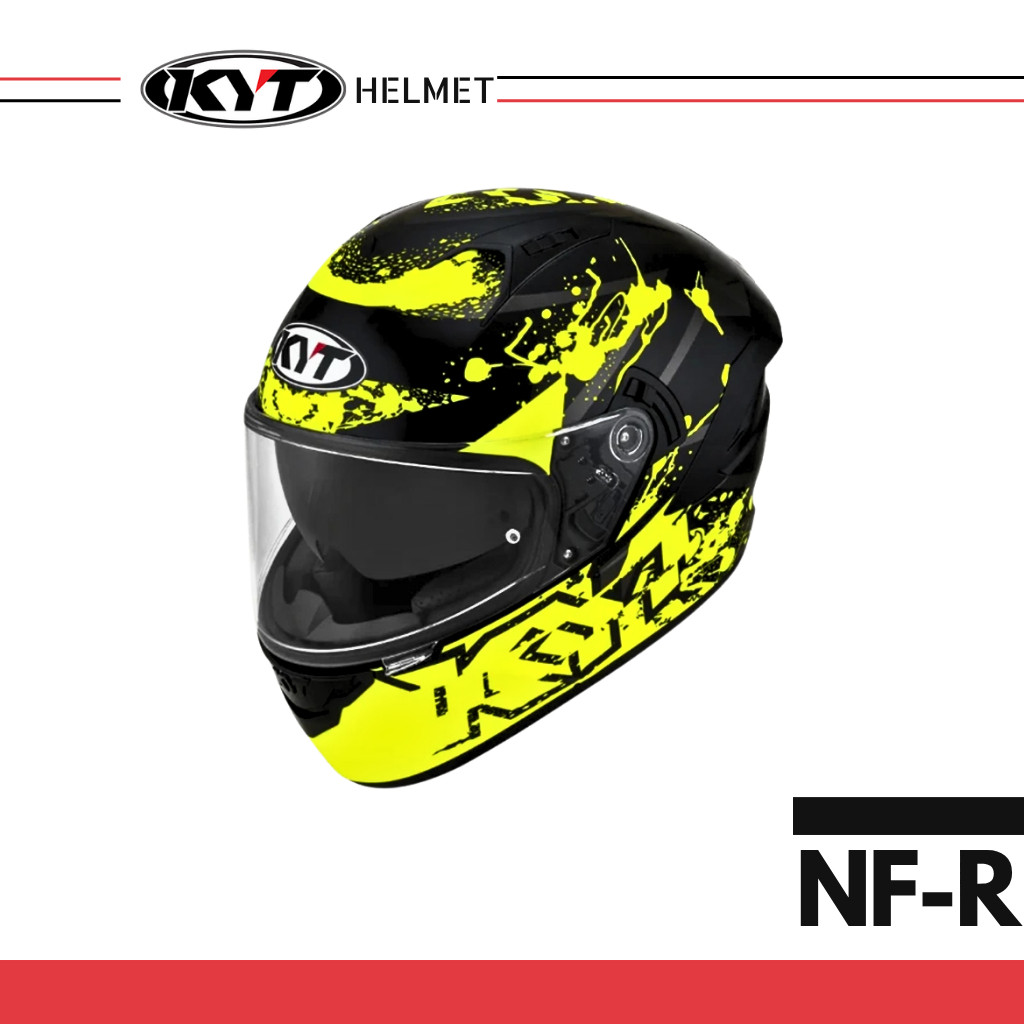 KYT -Mũ Bảo Hiểm Fullface - NFR NEUTRON YELLOW CHÍNH HÃNG KYT >>>>