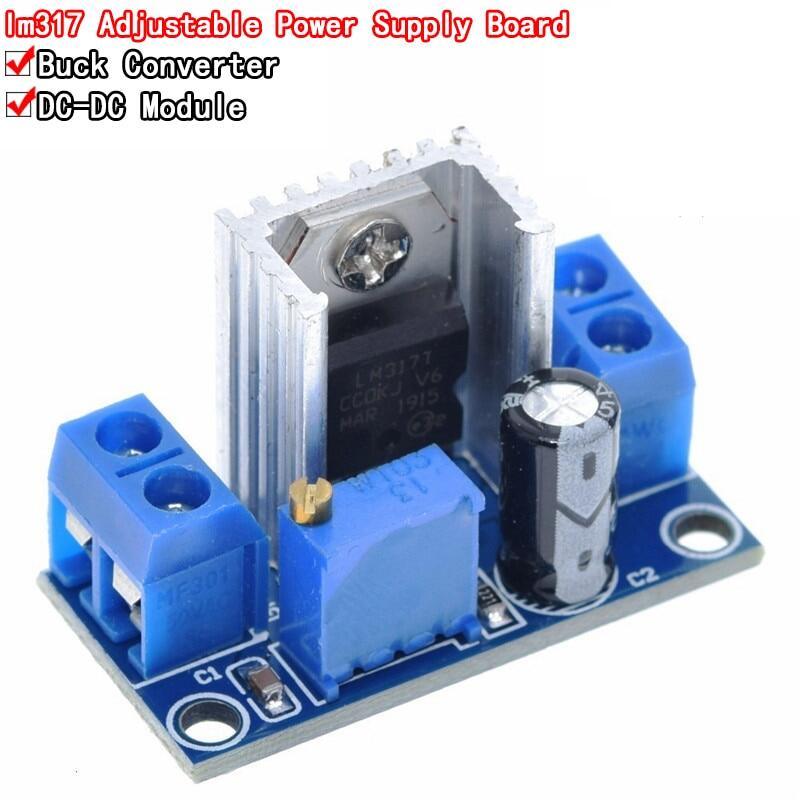 LM317 DC-DC Bộ chuyển đổi Buck Step Down Bảng mạch Mô-đun Bộ điều chỉnh tuyến tính LM317 Điều chỉnh