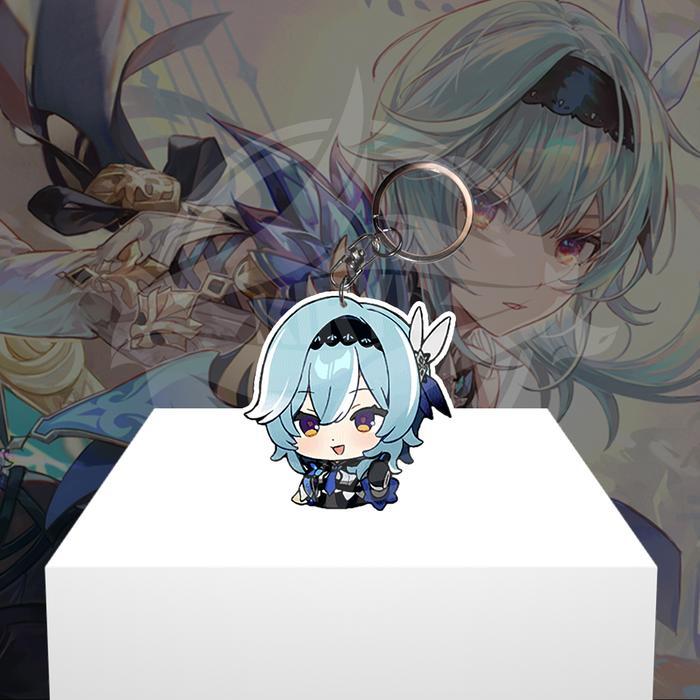 Gantungan Kunci Gantungan HP Anime Game Genshin Impact Eula - Ganci Akrilik - Keychain Acrylic - Eul