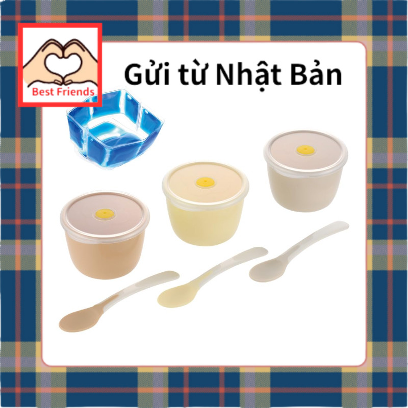 Richell Trial Baby Weaning Start Cup Set (with Cooler Pack and Spoon) 120597 Baby From Around 5 Mont