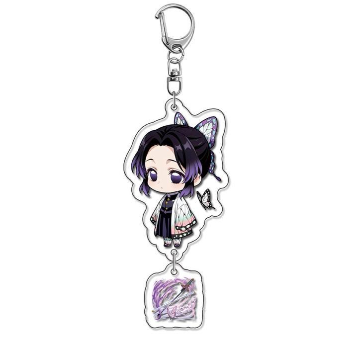 Gantungan Kunci Ganci Akrilik Demon Slayer Shinobu Muichiro Mitsuri Obanai - Shinobu Kocho INFC